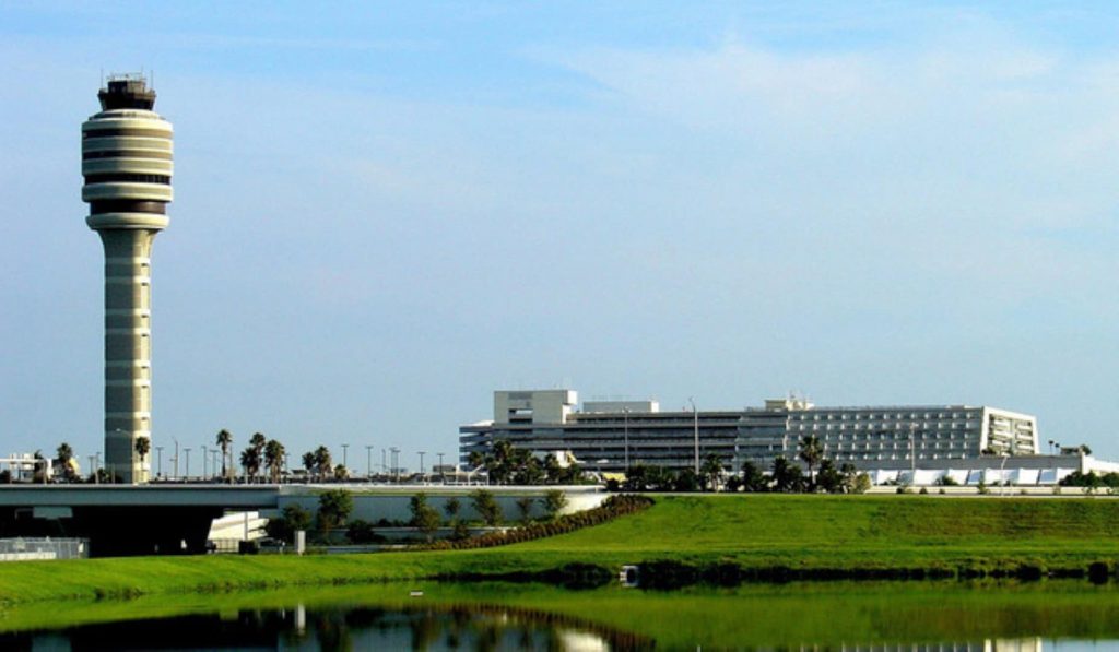 Terminaux de l'aéroport international d'Orlando en 2018