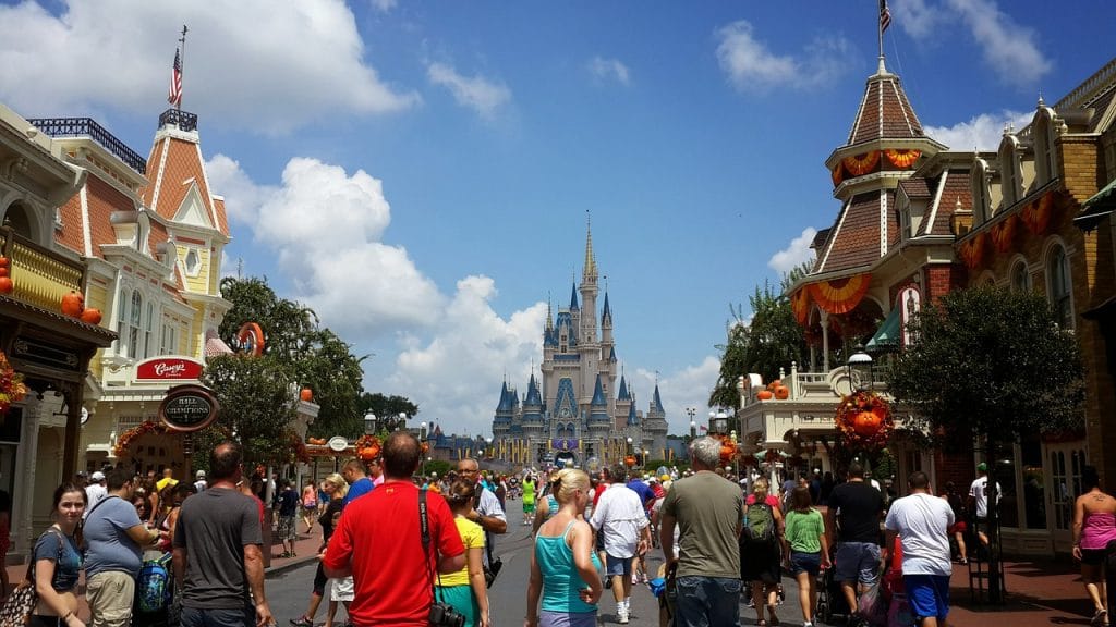 main street usa dans le parc magic kindgom de Disney en Floride