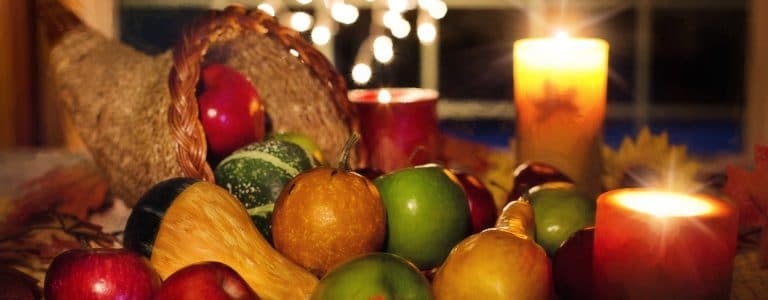 une décoration de thanksgiving aux etats-unis