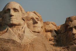 Mont Rushmore emblématique des Etats-Unis