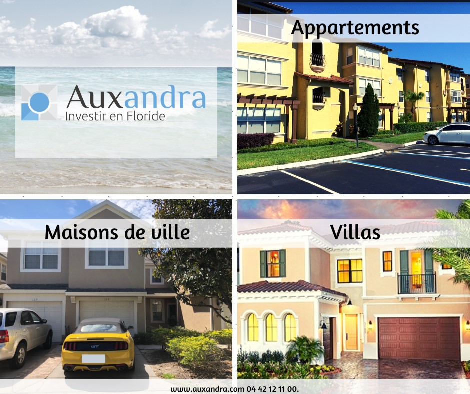 infographie immobilier : condo, maison ou villa pour investir a orlando
