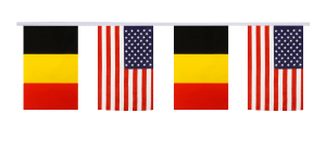 drapeaux de la Belgique et des USA
